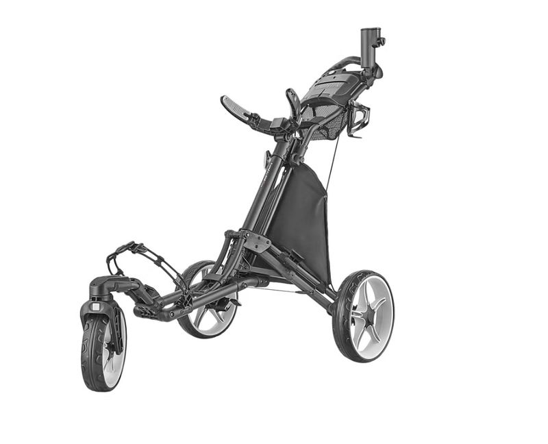 CaddyTek 3-wheel Golf Cart with Swivel Front Wheel blue Item 1838452