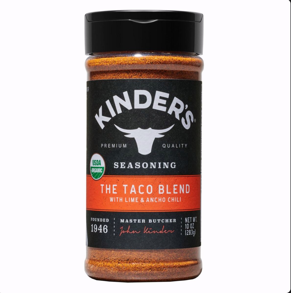 Kinder's Organic Taco Blend Seasoning, 10 oz Item: 1487196