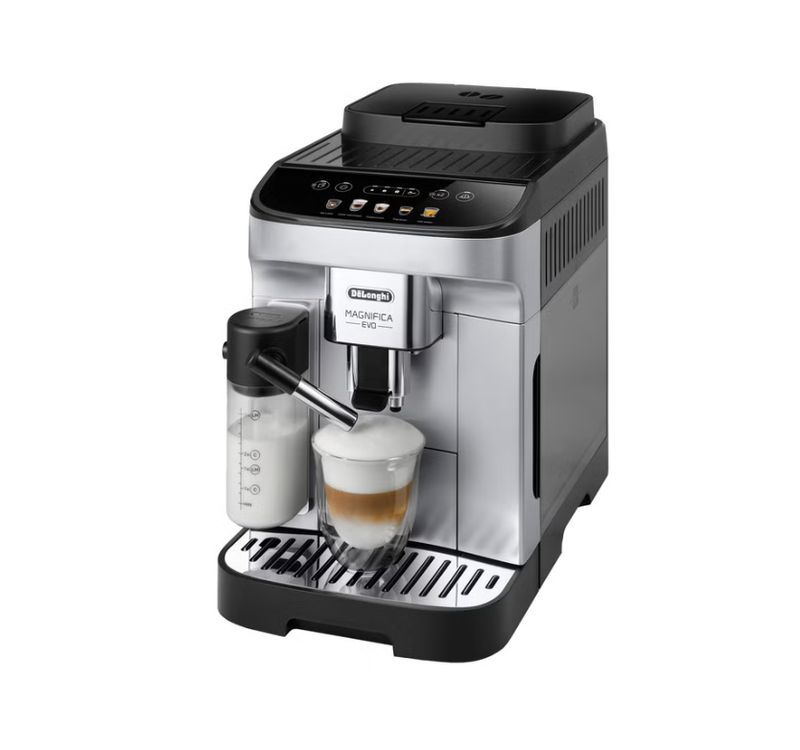 De’Longhi Magnifica Evo Automatic Espresso &amp; Cappuccino Machine with Latte Crema System Item 1654461 | Model 044387290630
