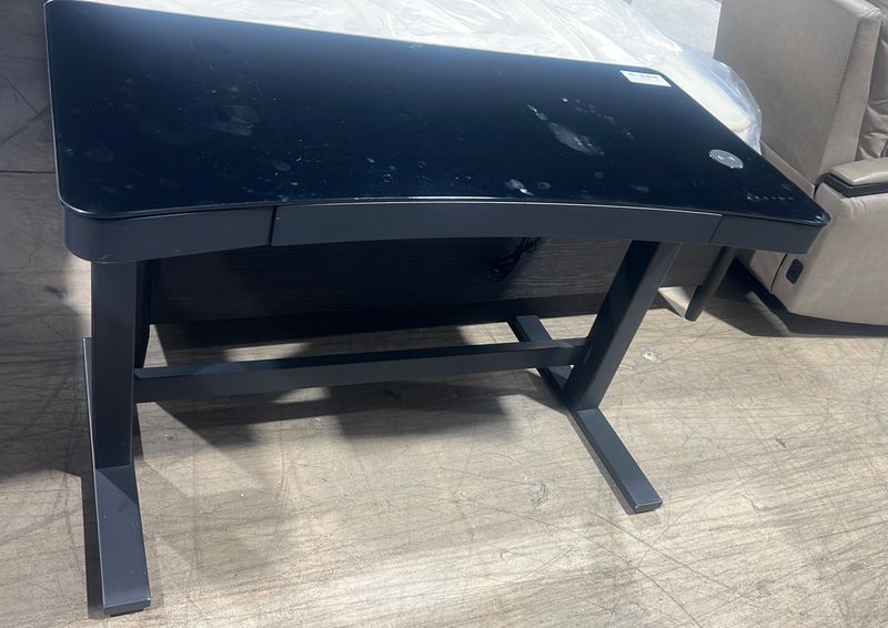Tresanti Adjustable Height Sit/Stand Tech Desk, 47.3"L x 23.7"W x 29.4"- 47"H, BLACK Item 1414575