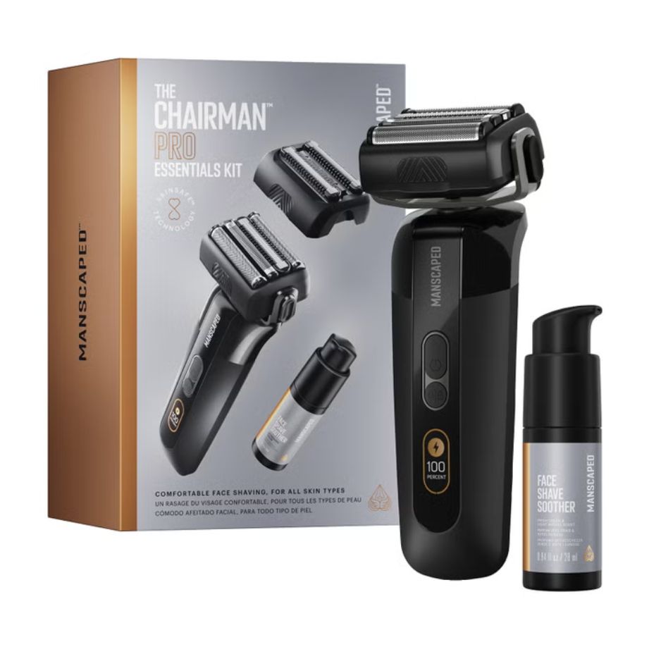 MANSCAPED The Chairman Pro Essentials Kit, Electric Foil Face Shaver Item 1949331 | Model 70-00057