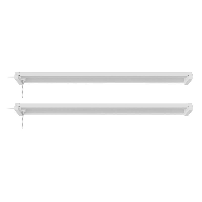 Feit Electric 10,000 Lumen Multi-Directional LED Shop Light with Motion Detection, 2 Pack Item #1938033