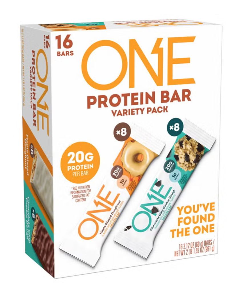 ONE Protein Bar, Variety Pack, 2.12 oz, 16-count Item 2068507