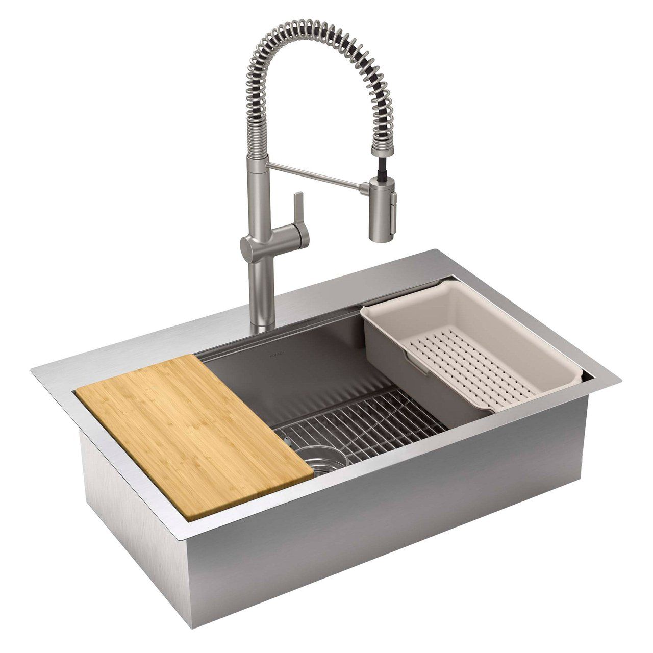 Kohler 33" Haku Undermount Kitchen Sink Kit Item #1938065