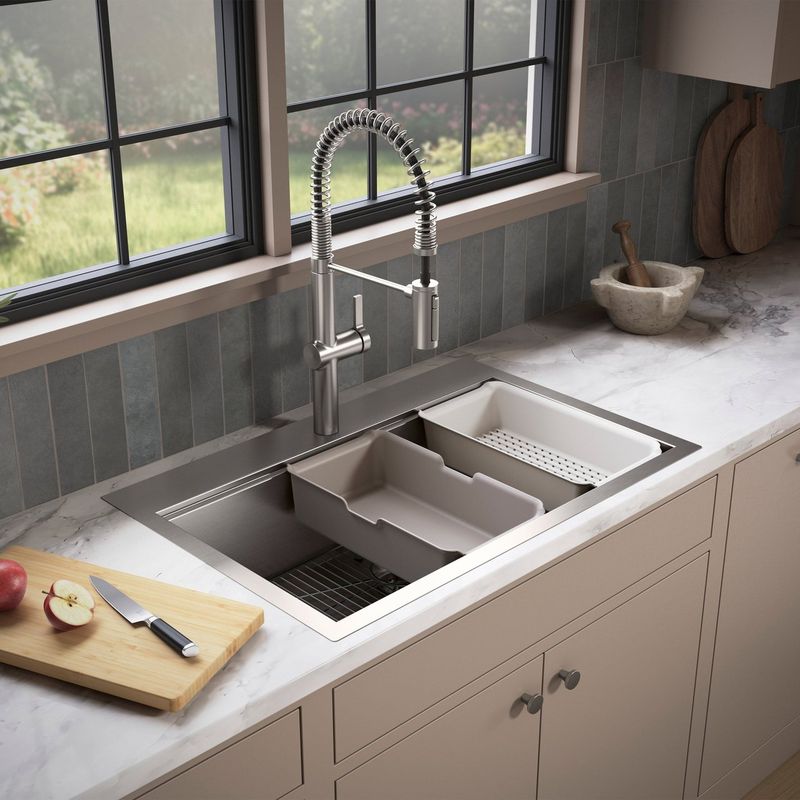 Kohler 33" Haku Undermount Kitchen Sink Kit Item #1938065