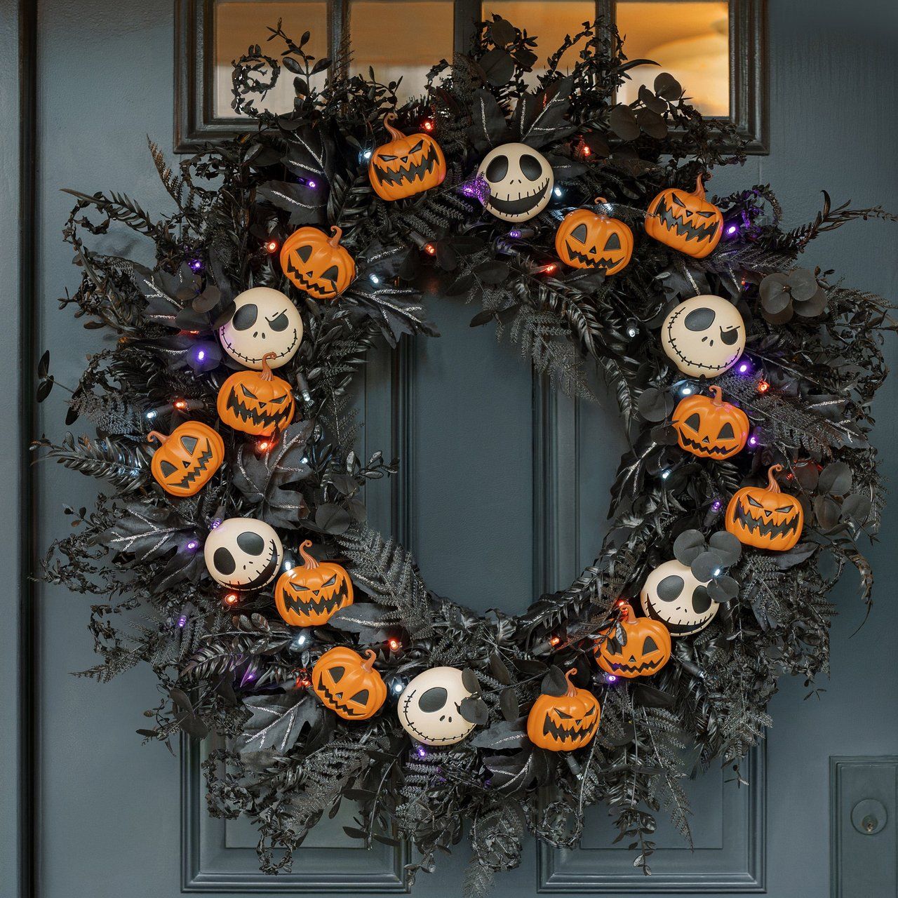 30" Pre-Lit LED Disney The Nightmare Before Christmas Wreath Item #1929871