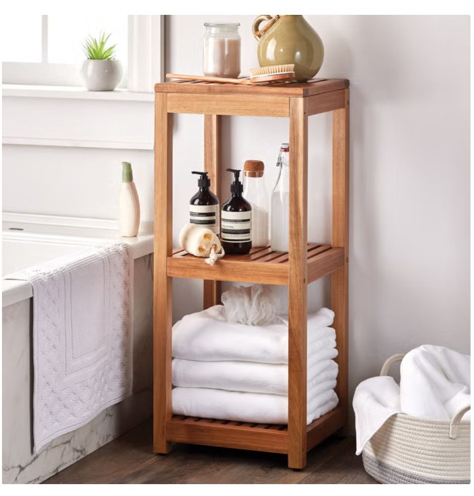 Mesa 3-Tier Acacia Storage Shelf Item 1619123