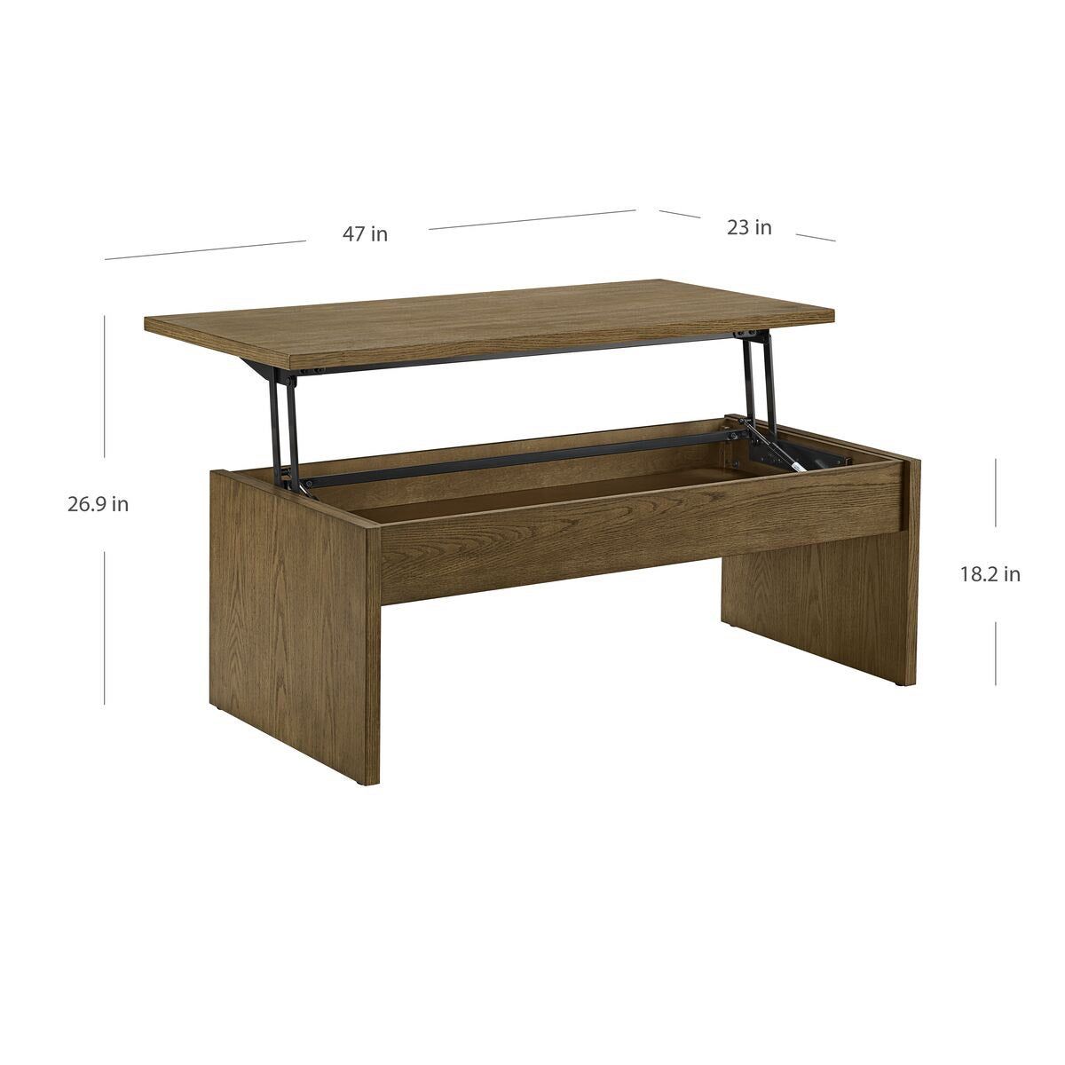 Bayside Furnishings Whitlee Lift-Top Coffee Table Item #1812771