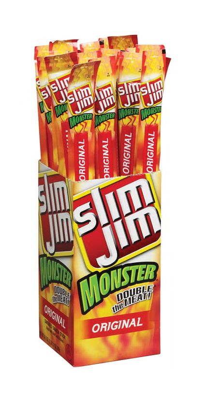 Slim Jim Snack Stick, Original, 1.94 oz, 18-count Item 518615