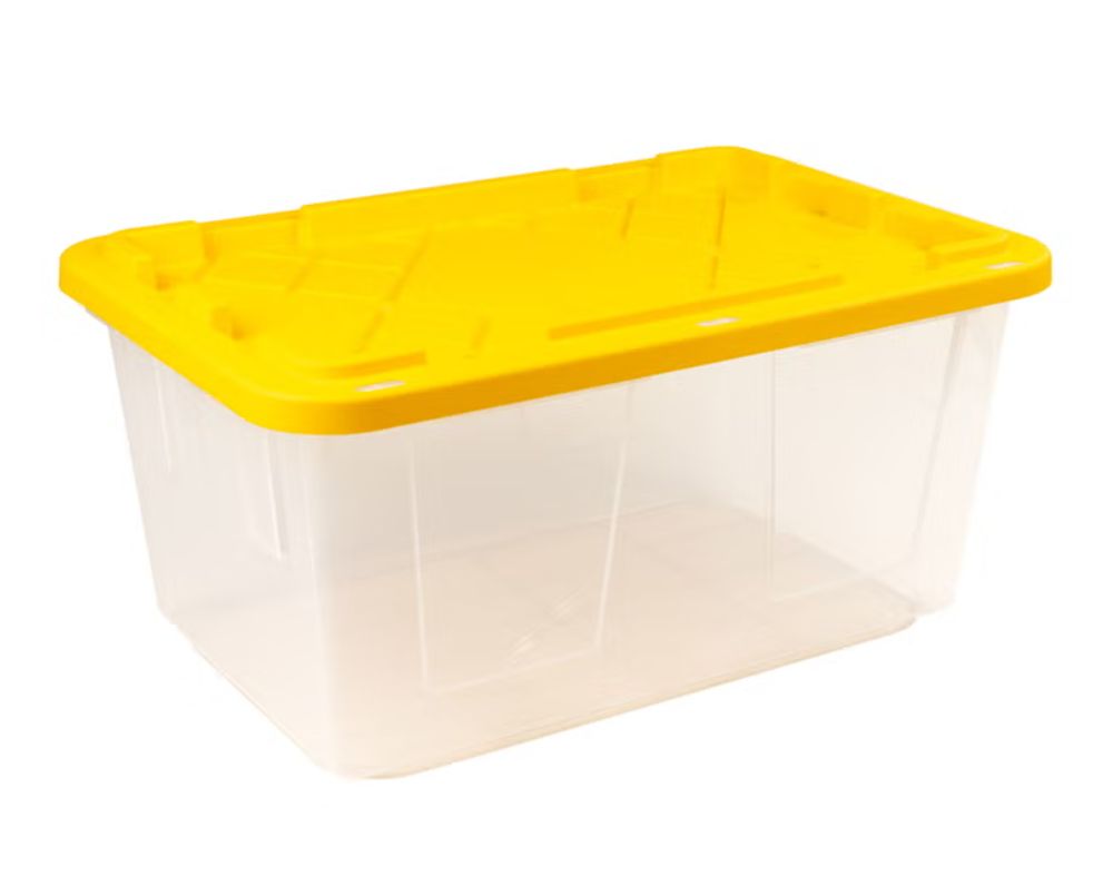 Greenmade 27 Gallon Clear Storage Bin, 1‑pack Item 1000108 -1000185| Model 846428