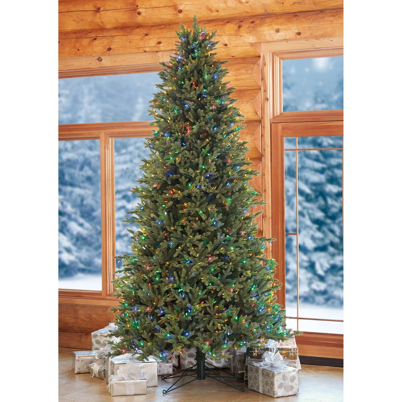 9' Pre-Lit LED Tree Surebright EZ Connect Color Changing Option Item #1900231