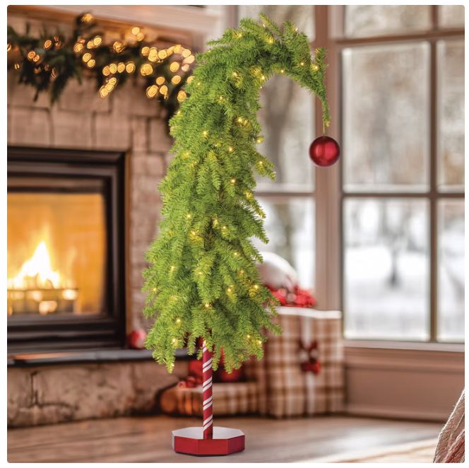 4.5' Pre-Lit Whimsical Tree with LED Lights Item 1929667 | Model CO1645T3DC