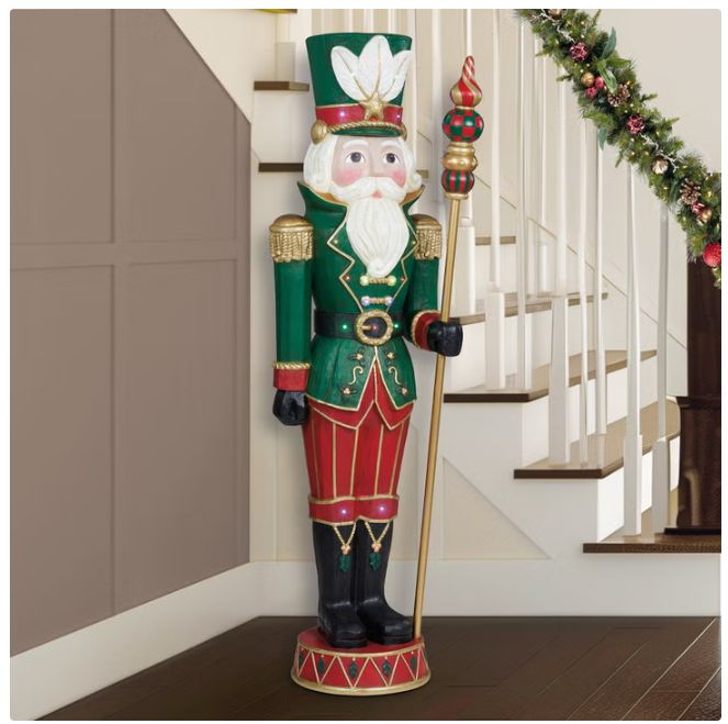 6' Nutcracker with LED Lights &amp; Music Item 1785117