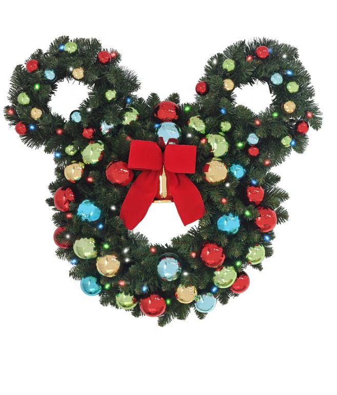 30" Disney Mickey Figural Pre-Lit LED Wreath Item 2001297 | Model TSC-C251273A-D30