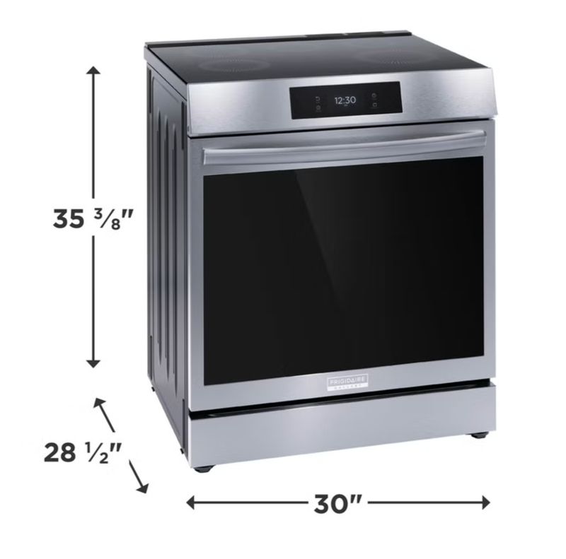 Frigidaire Gallery 30" 6.2 cu. ft. INDUCTION Range with 15+ Ways To Cook Item 1811871 | Model GCFI3060BF