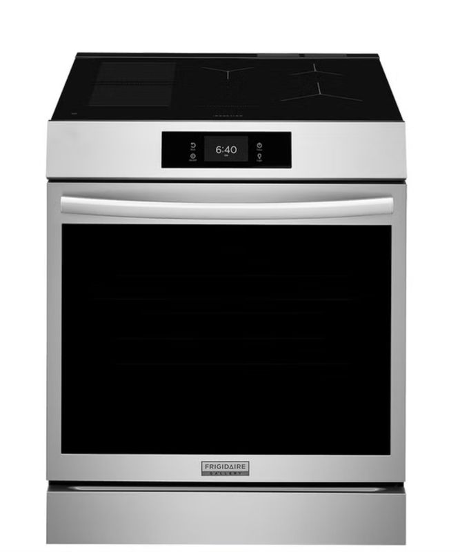 Frigidaire Gallery 6.2 cu. ft. Front Control INDUCTION Range with Stone-Baked Pizza Mode Item 1984692 | Model GCFI3070B