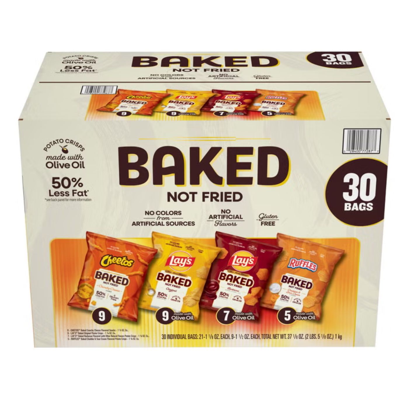 Frito Lay Oven Baked Mix, Variety Pack, 30-count Item 1896154