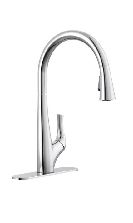 Kohler Bevin Pull-down Kitchen Faucet Polished Chrome  Item 1773614 | Model R43210-CP