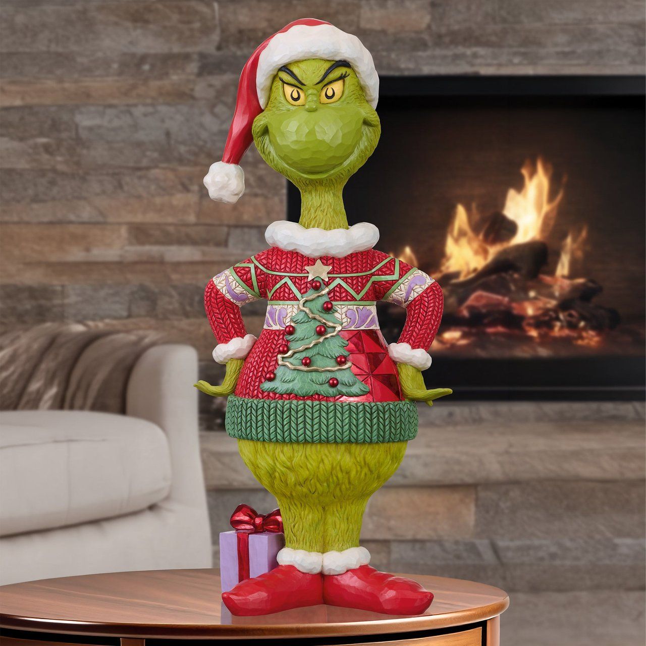 20.2" Grinch in Ugly Sweater by Jim Shore Item #1851574