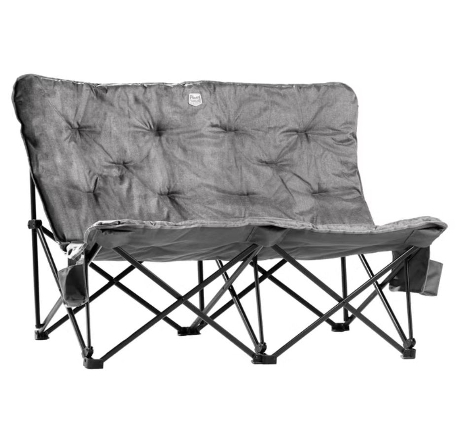 Timber Ridge Butterfly Padded Folding Loveseat – 600 lb. Total Capacity Item 1985322 | Model 1985322