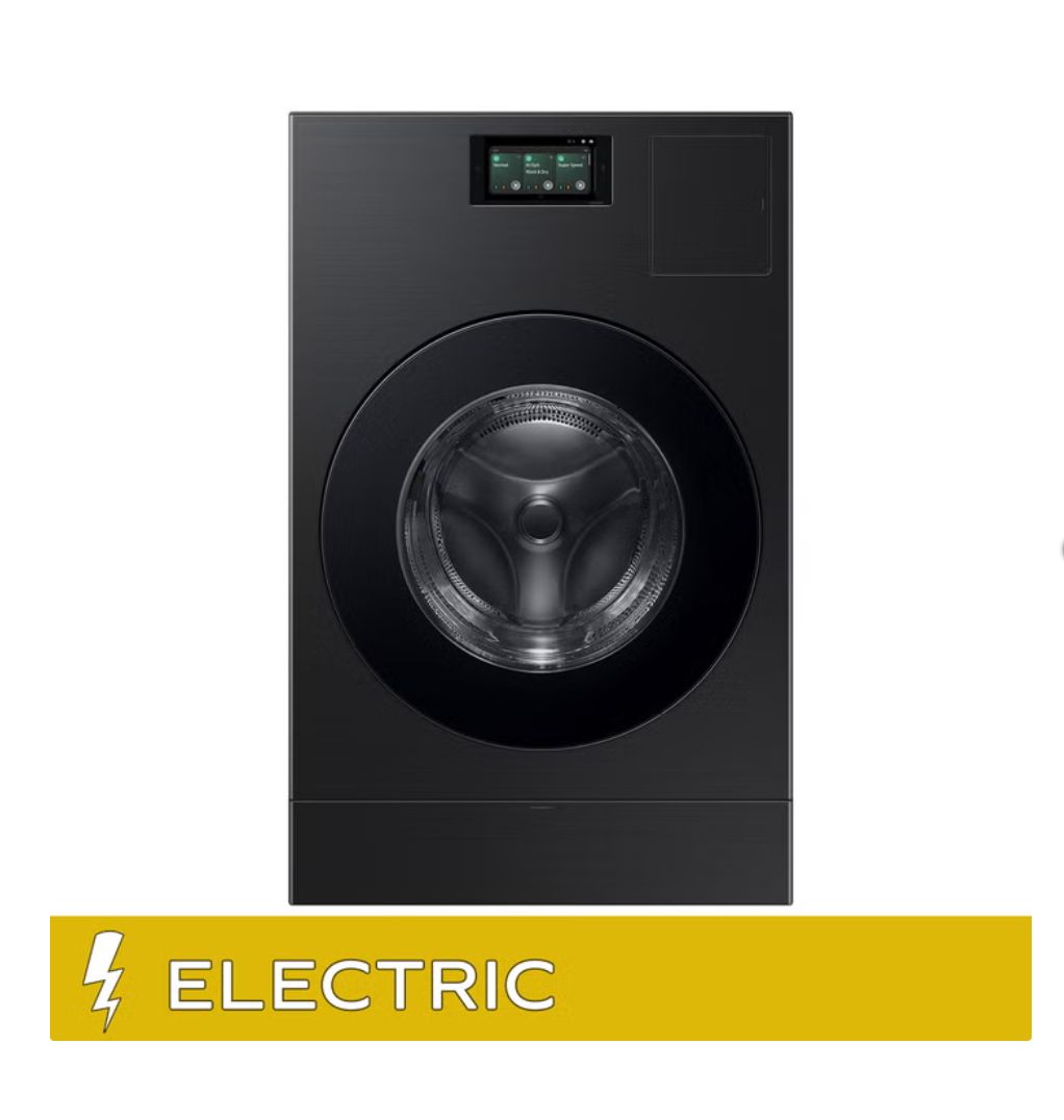 Samsung Bespoke AI All-in-One Washer Dryer Combo 5.3 cu. ft. Ultra Capacity Washer and VENTLESS Heat Pump Dryer Item 1932497 | Model WD53DBA900HB
