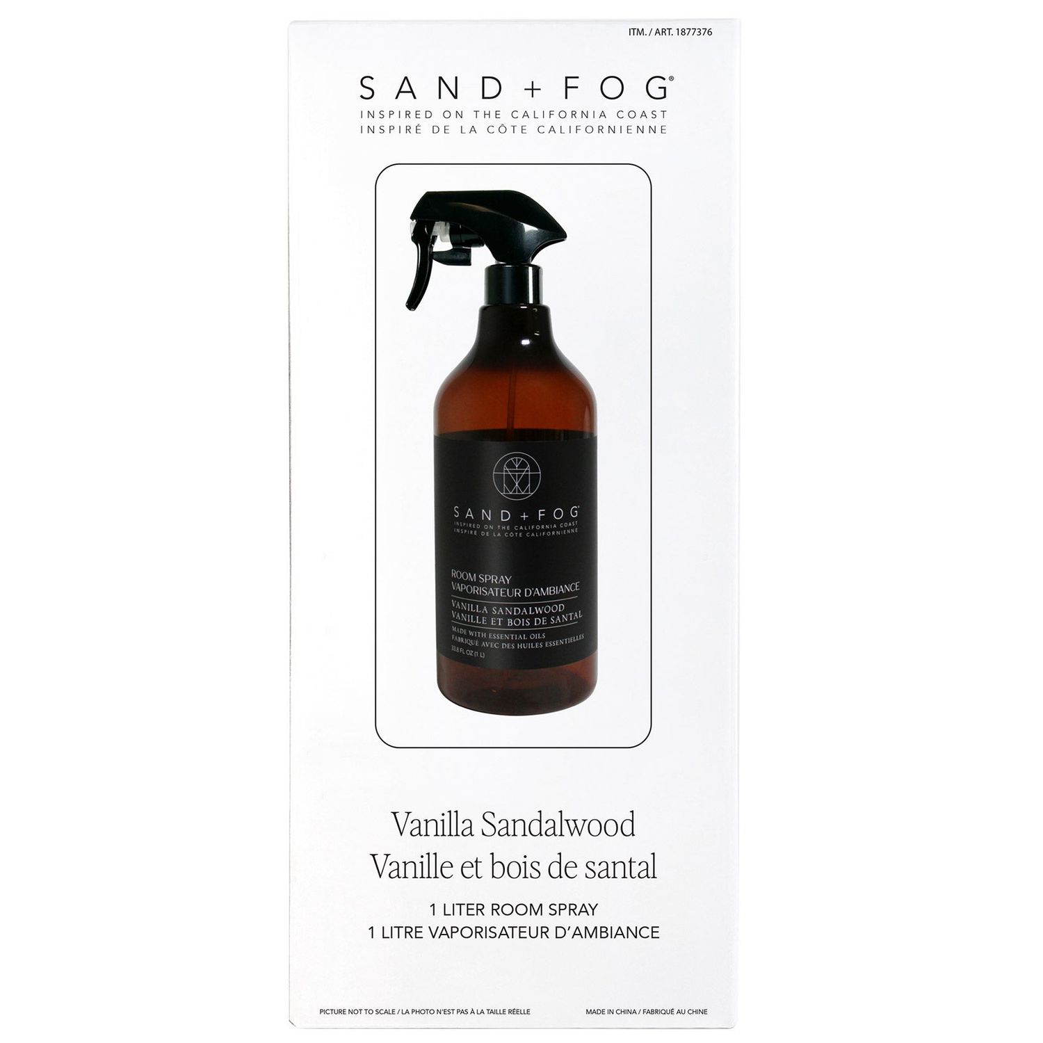 Sand + Fog Room Spray 1L Vanilla Sandalwood Item #1877376