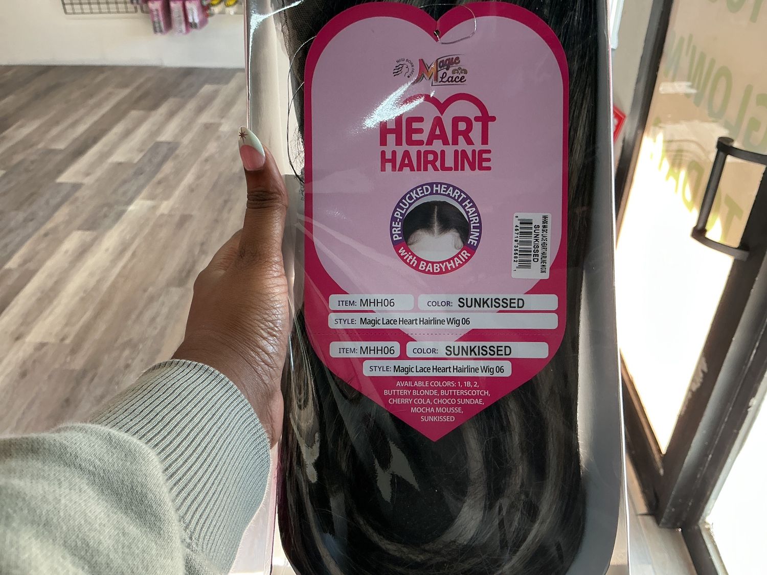 Heart Hairline HD Lace Front - Straight, Color: Sun-kissed