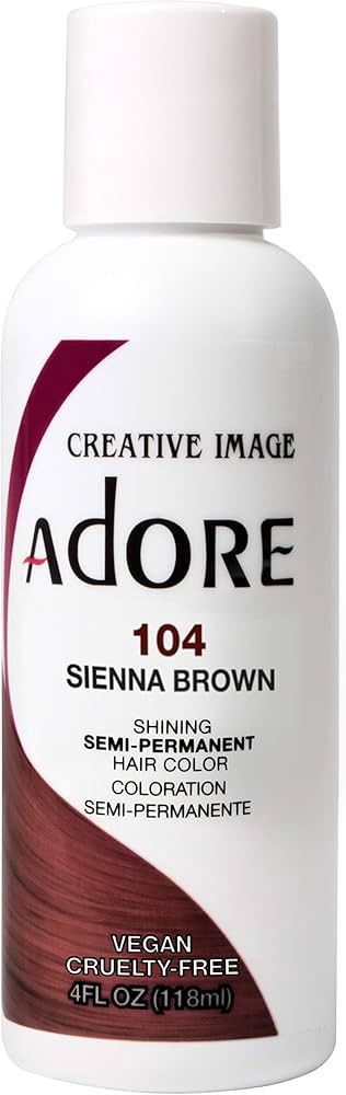 Adore Semi-Permanent Hair Color #104 Sienna Brown