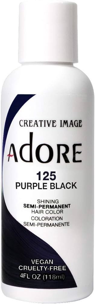 Adore Semi-Permanent Hair Color #125 Purple Black