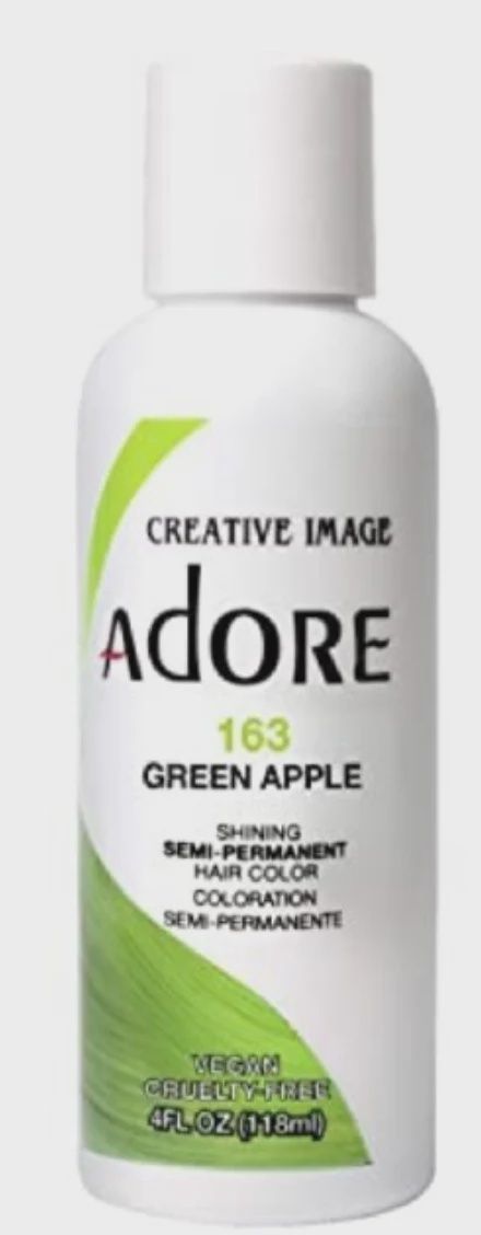 Adore Semi-Permanent Hair Color #163 Green Apple