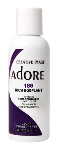 Adore Semi-Permanent Hair Color #186 Rich Eggplant