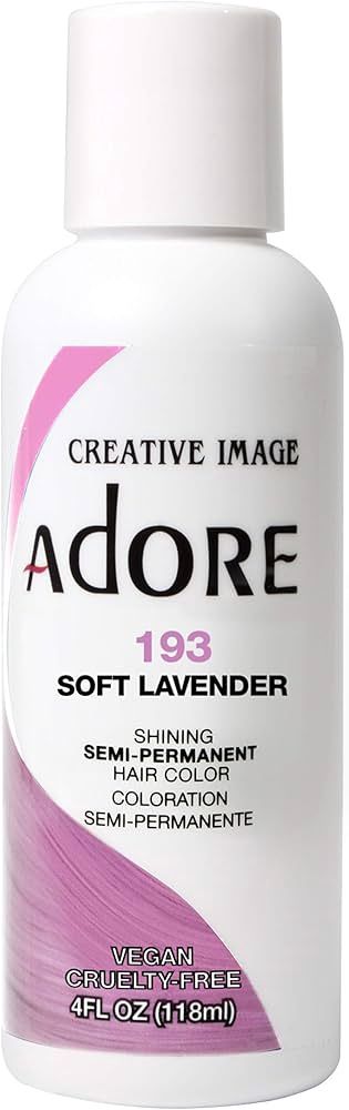 Adore Semi-Permanent Hair Color #193 Soft Lavender