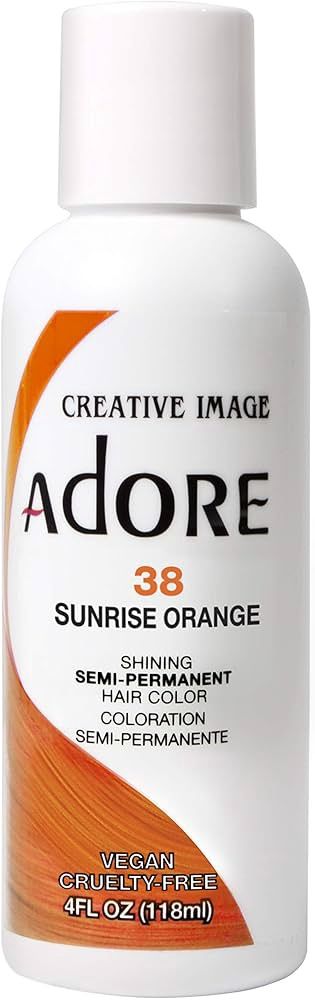 Adore Semi-Permanent Hair Color #38 Sunrise Orange