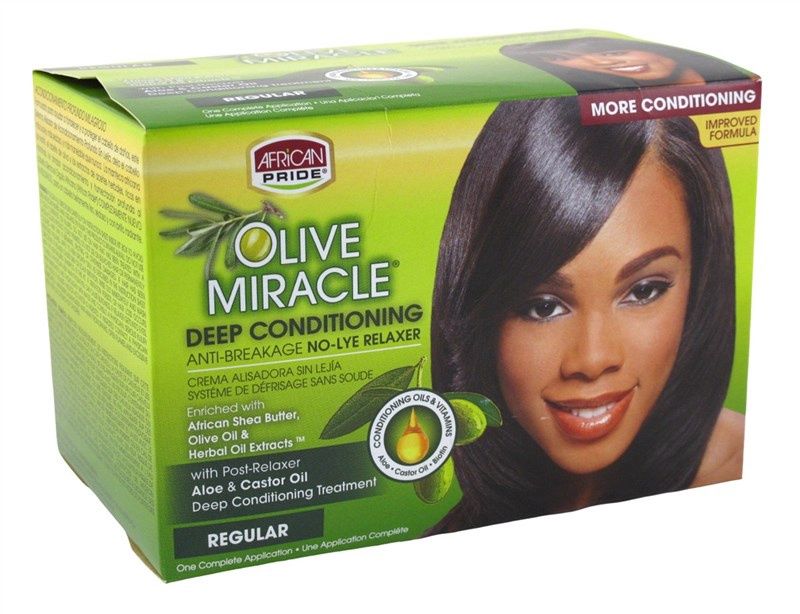 African Pride Olive Miracle No-Lye Relaxer Regular