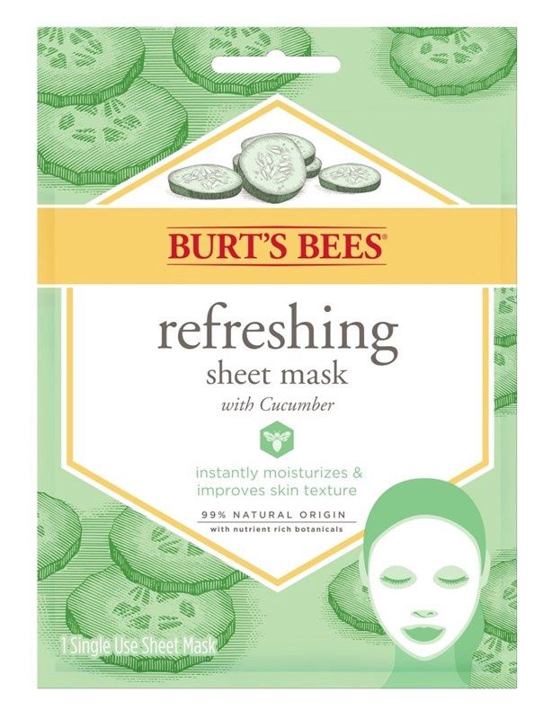 Burts Bees Sheet Mask, Fragrance: Cucumber
