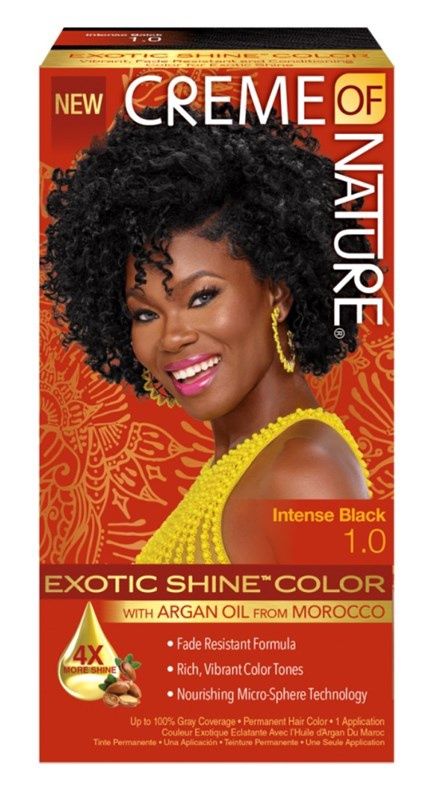 Creme of Nature Color #1.0 Intense Black Exotic Shine