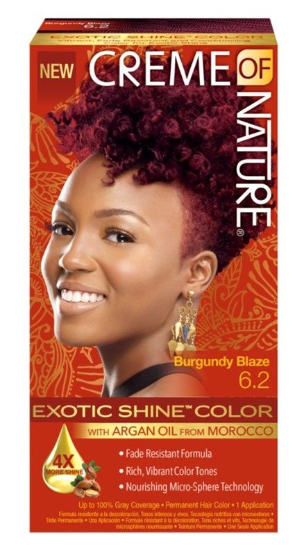 Creme of Nature Color #6.2 Burgundy Blaze Exotic Shine