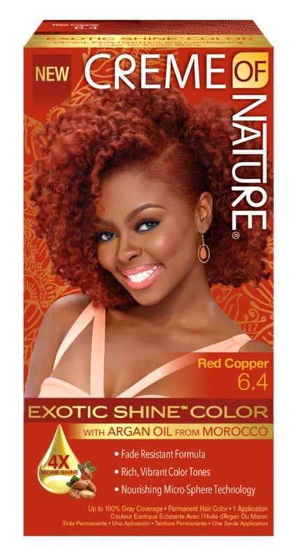 Creme of Nature Color #6.4 Red Copper Exotic Shine