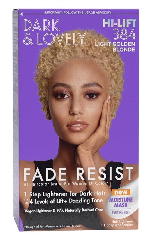 Dark &amp; Lovely Fade Resist, Color: Light Golden Blonde 384