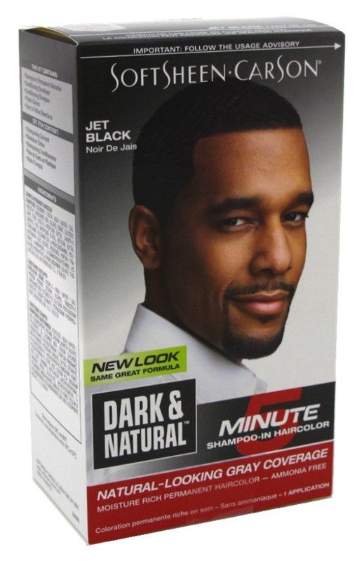 Dark &amp; Natural Color Men, Color: Jet Black