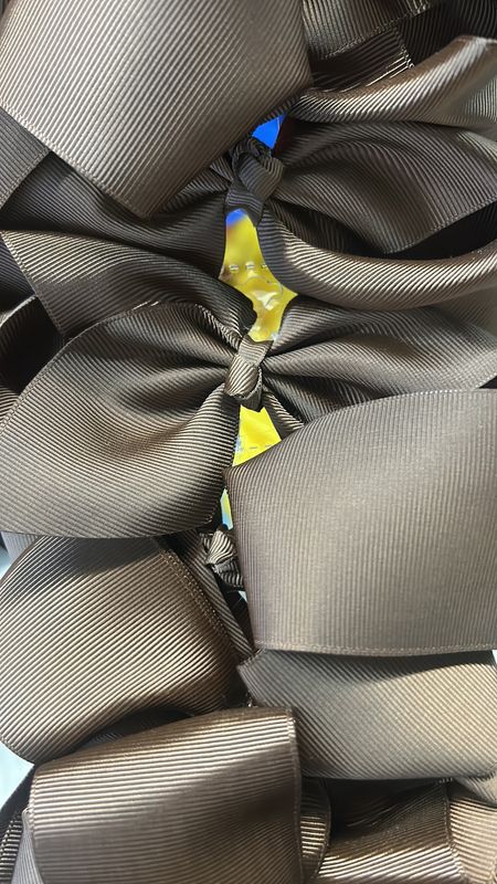 Dark Brown Hair Bow