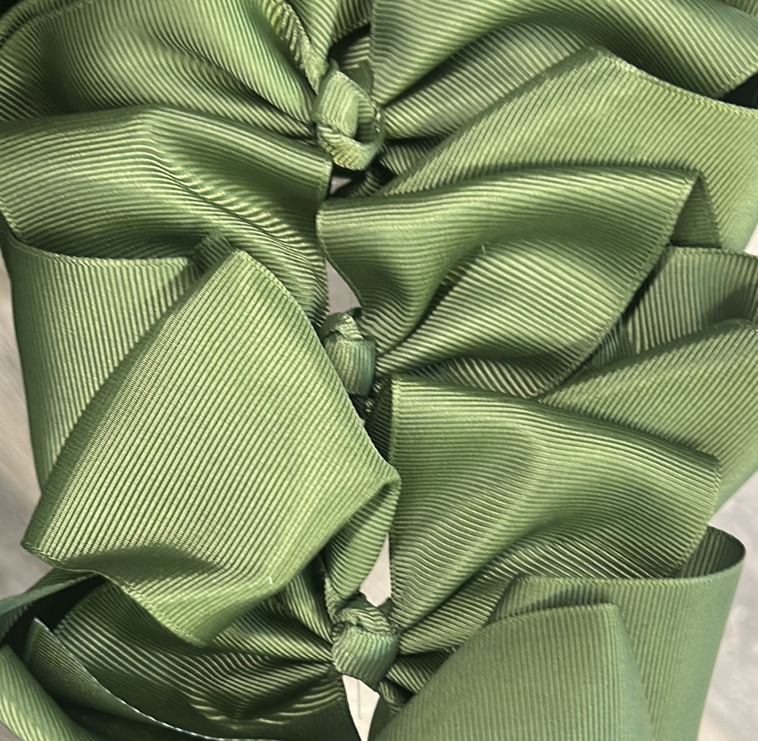 Olive Green Hair Bow