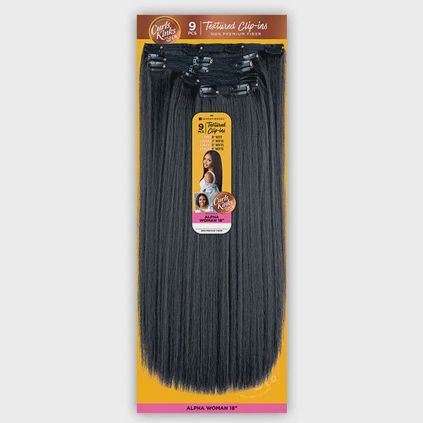Curls Kinks &amp; Co - Clip-In Alpha Woman 18" - 1