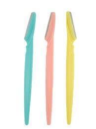 Eyebrow Razor Asst Color
