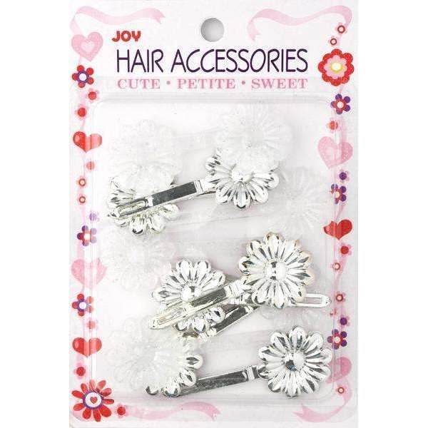 Joy Daisy Barrette (Silver)