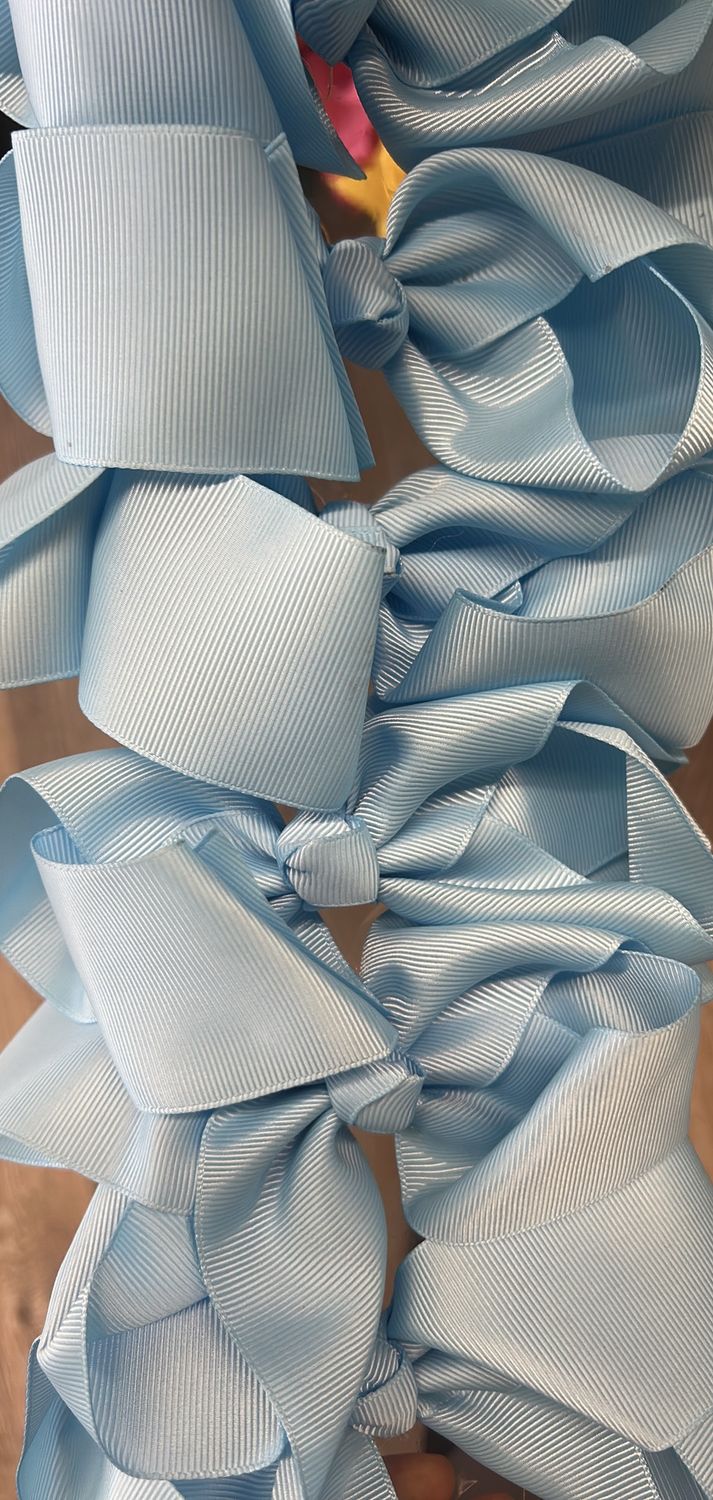 Light Blue Hair Bow