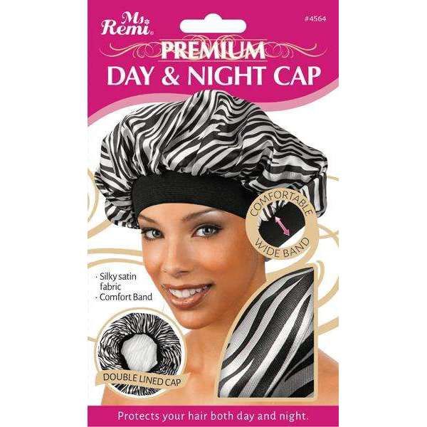 Ms. Remi Premium Day and Night Cap XL Zebra