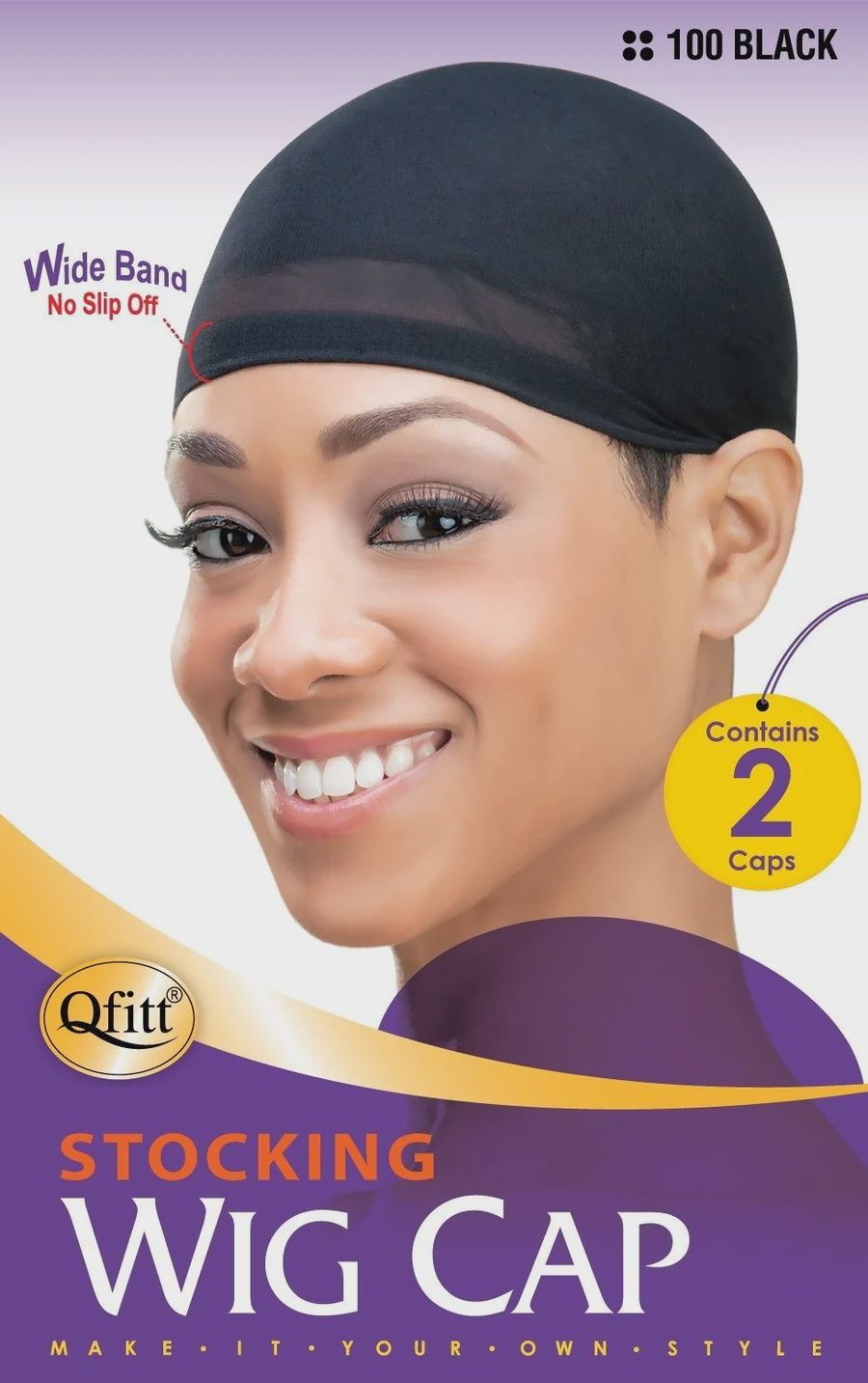 Stocking Wig Cap (Black)