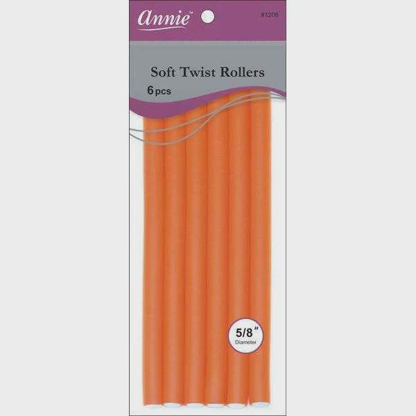 Annie Soft Twist Rollers 5/8”