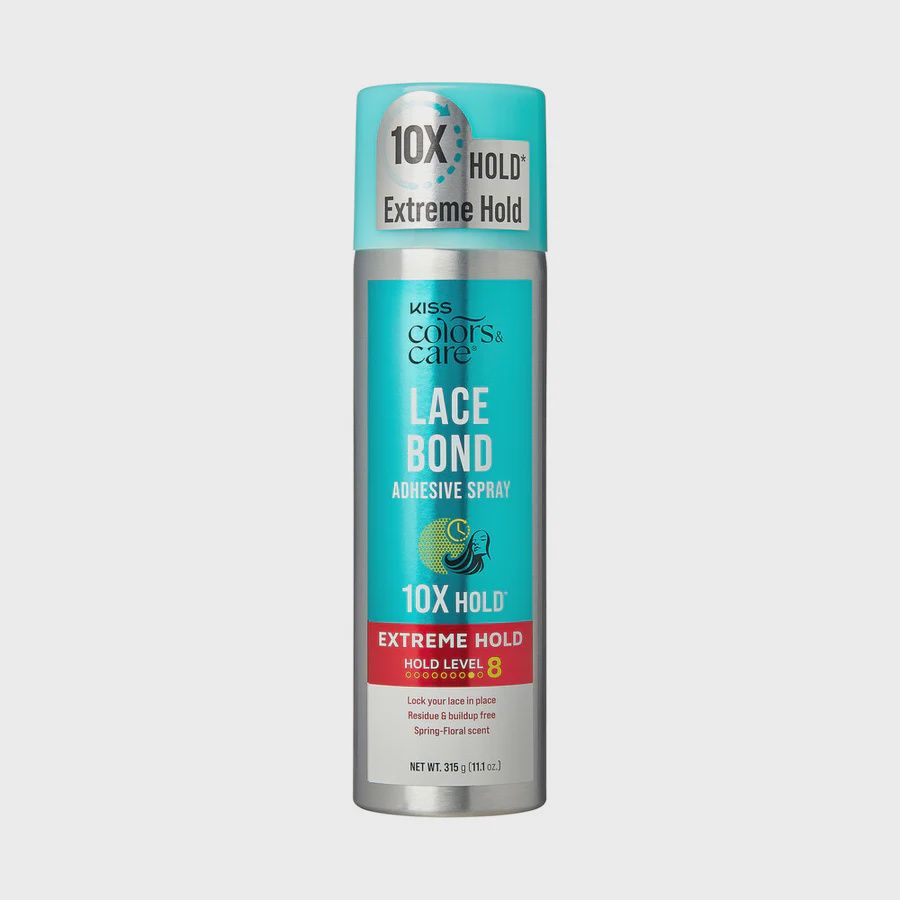 Kiss Colors &amp; Care Lace Bond Spray, Strength: Extreme Hold